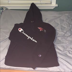 black faze champion hoodie (very limited drop)